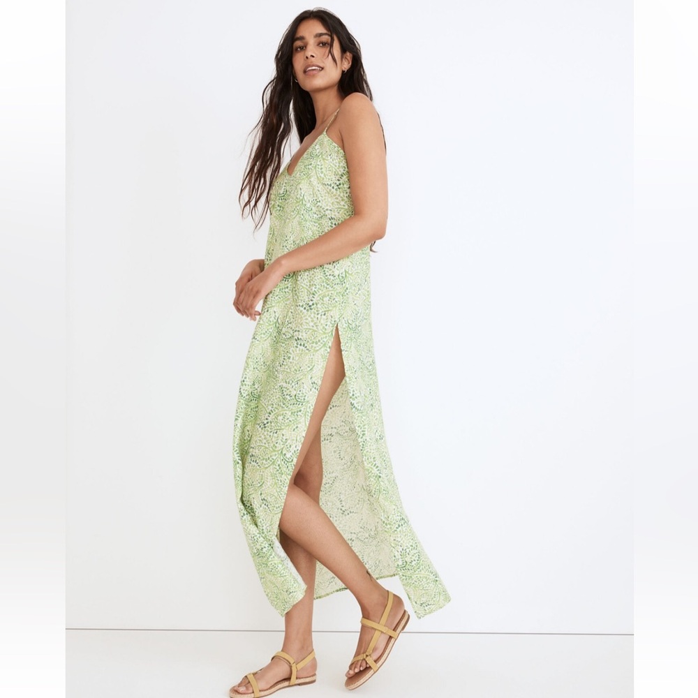 Solid & Striped® Linen Elizabeth Cover-Up Dress in Painted Floral Small